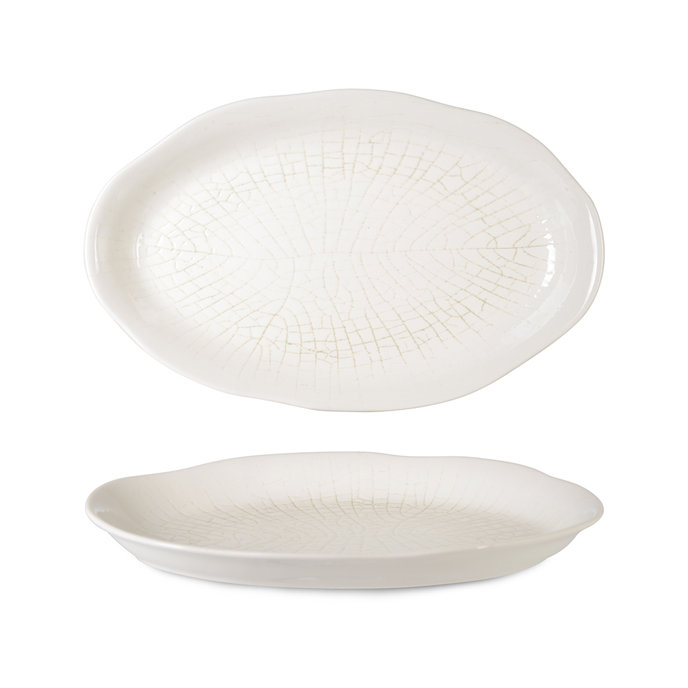 Kayla Akasya Natural Oval Plate